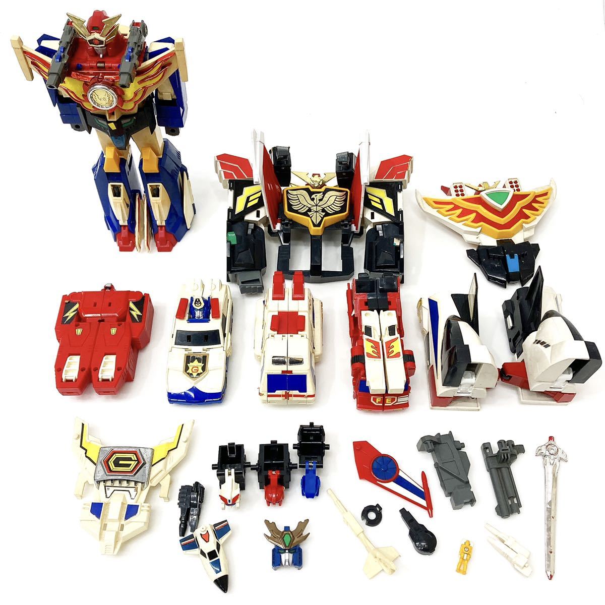 タカラ 太陽の勇者 ファイバード ガードスター ガードファイヤー ガードレスキュー ガードウイング 等 まとめて alp川0920