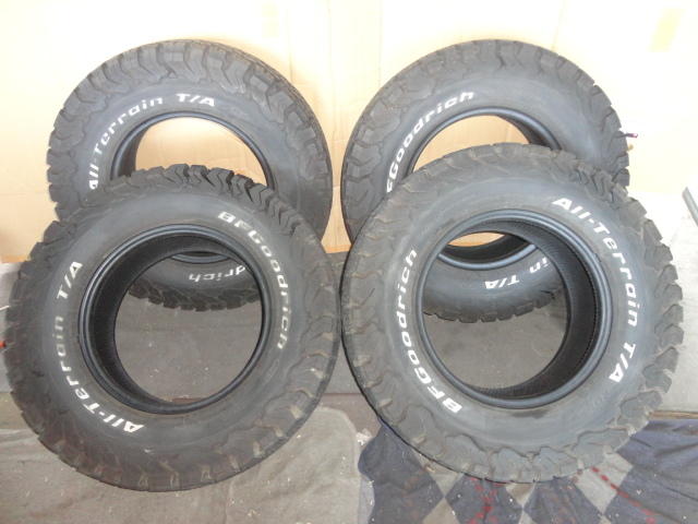 4本セット　タイヤ　265/70R16/2016年製/バリ山/BFGoodrich All-Terrain T/A グッドリッチ オールテレーン 