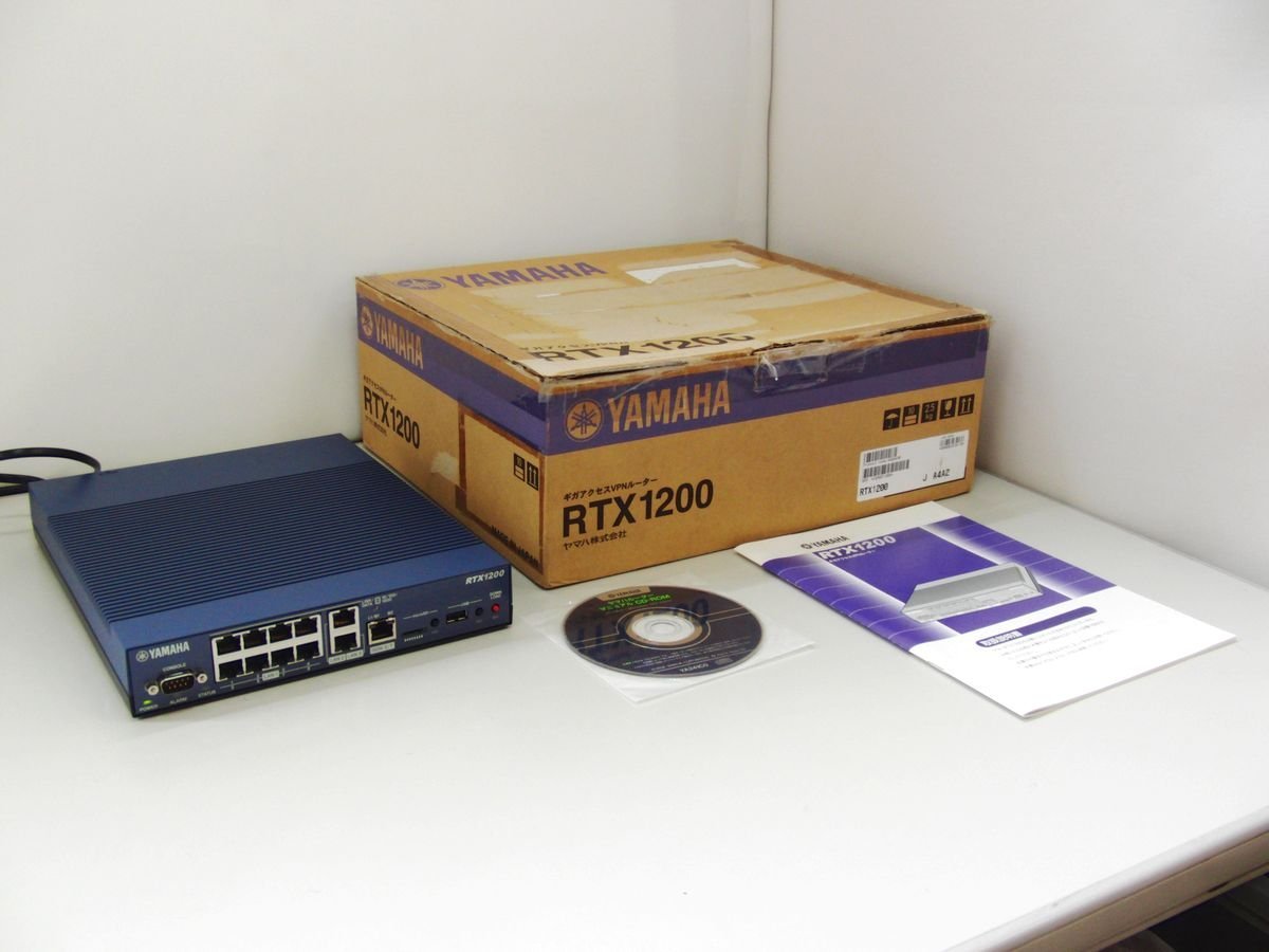 美品 YAMAHA RTX1200 ギガアクセスVPNルーター【中古/動作品】*338910 
