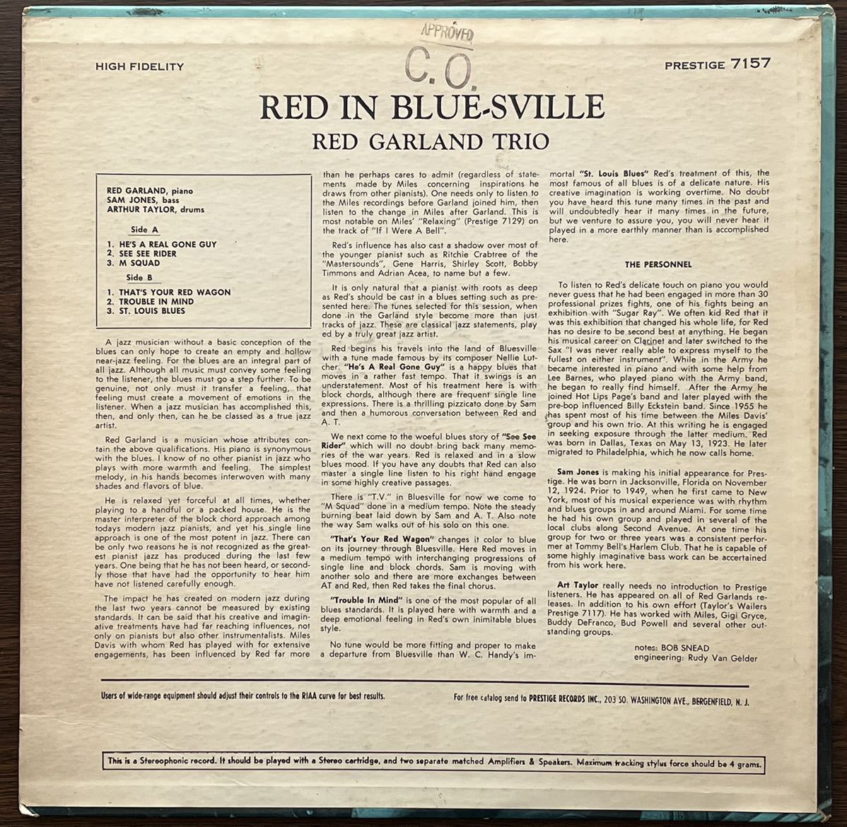 Red Garland Trio The Groovy - | – ⁄ and Recordings A Craft