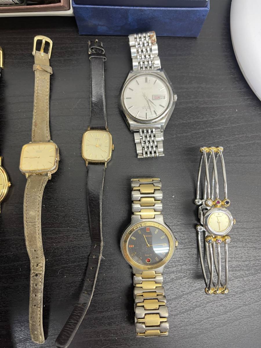 3.【1円〜】SEIKO腕時計、計13点まとめ☆ジャンク品、不動 セイコー SEIKO