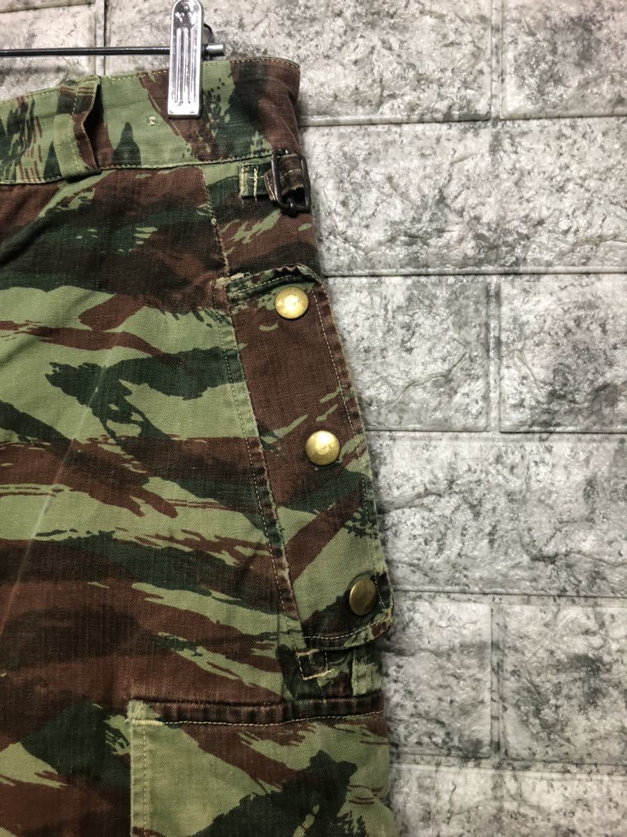 1950s フランス軍実用品 TAP 47/56 リザード カモ パラシュート カーゴ  