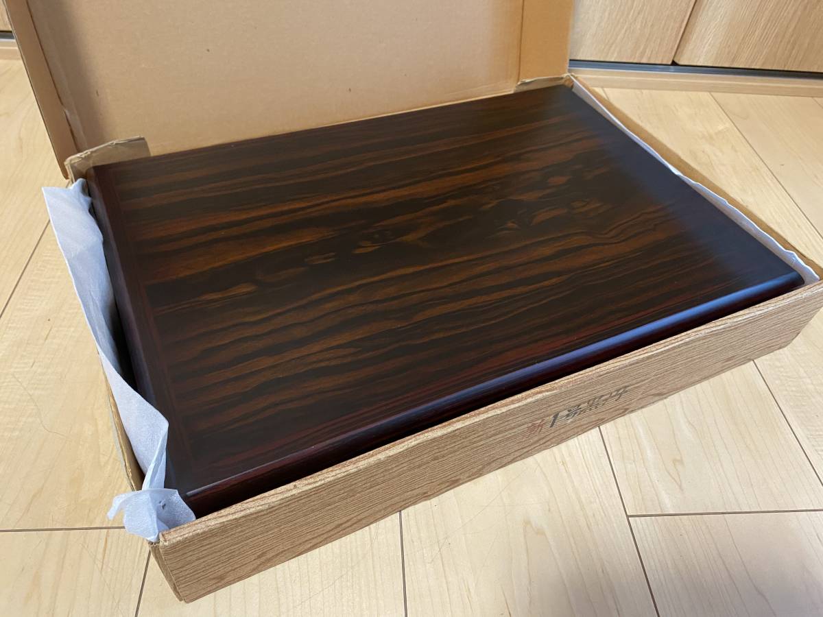 唐木花台 黒丹 1号 花台 飾り台 華道具 茶道具 中古未使用 工芸品 木工