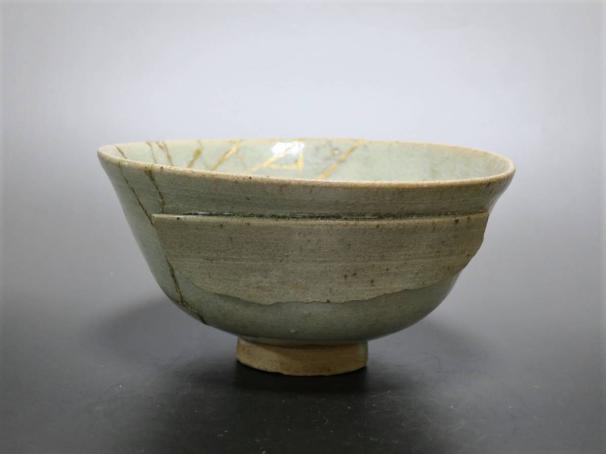 李朝 堅手茶碗 粉青沙器 茶碗 鉢 高麗 金直し 菓子器 金継(李朝)｜売買