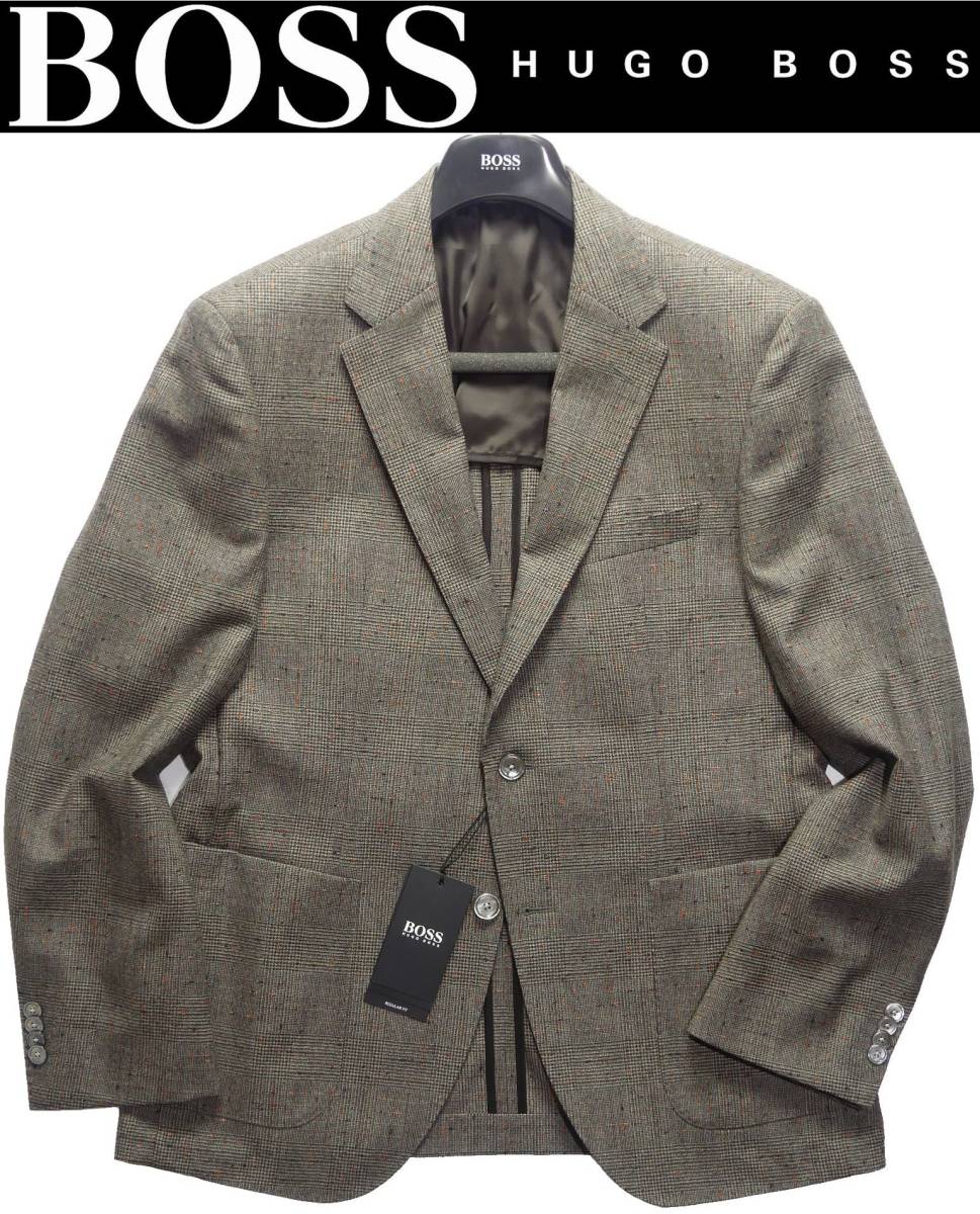 お買い得，最新作 秋冬物155 000円 HUGO BOSSヒューゴ ボス 初秋に軽く羽織りたいお洒落度 ネップフランネルのストレッチJKT 50S＝日本XL(XLサイズ以上)｜売買されたオークション情報、yahooの商品情報をアーカイブ XLサイズ以上