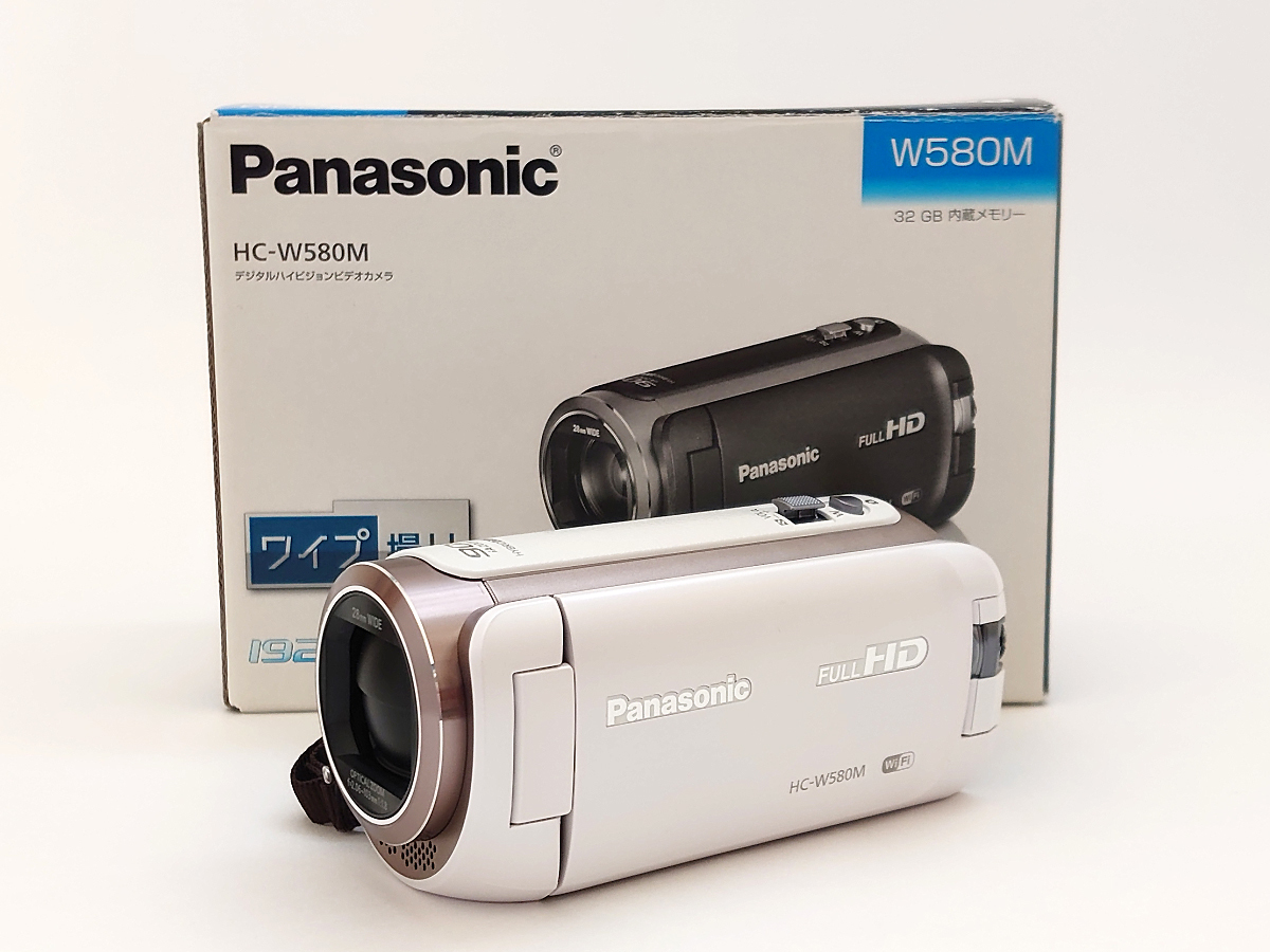美品☆Panasonic HC-W580M-W デジタルハイビジョンビデオカメラ 32GB