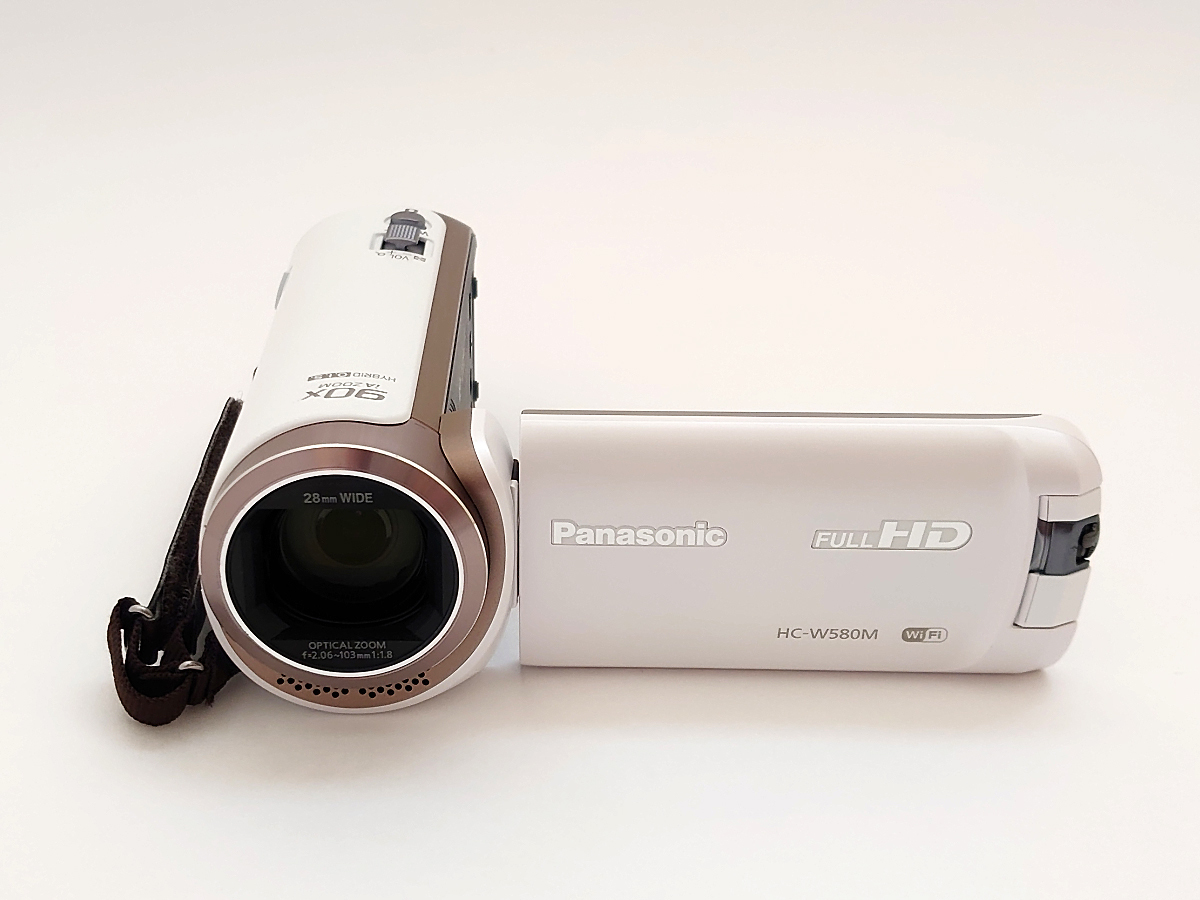美品☆Panasonic HC-W580M-W デジタルハイビジョンビデオカメラ 32GB