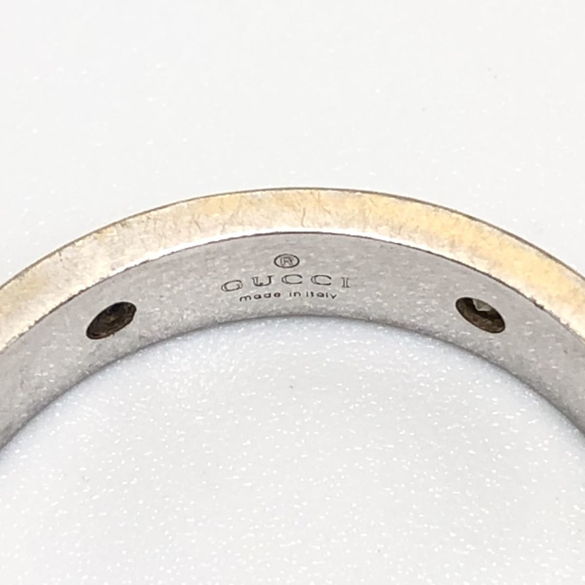 G U C C I アイコンリングダイヤモンド６Ｐ K１８W G １４ G U C C I アイコンリングダイヤモンド6P K18W G 14 - メルカリ