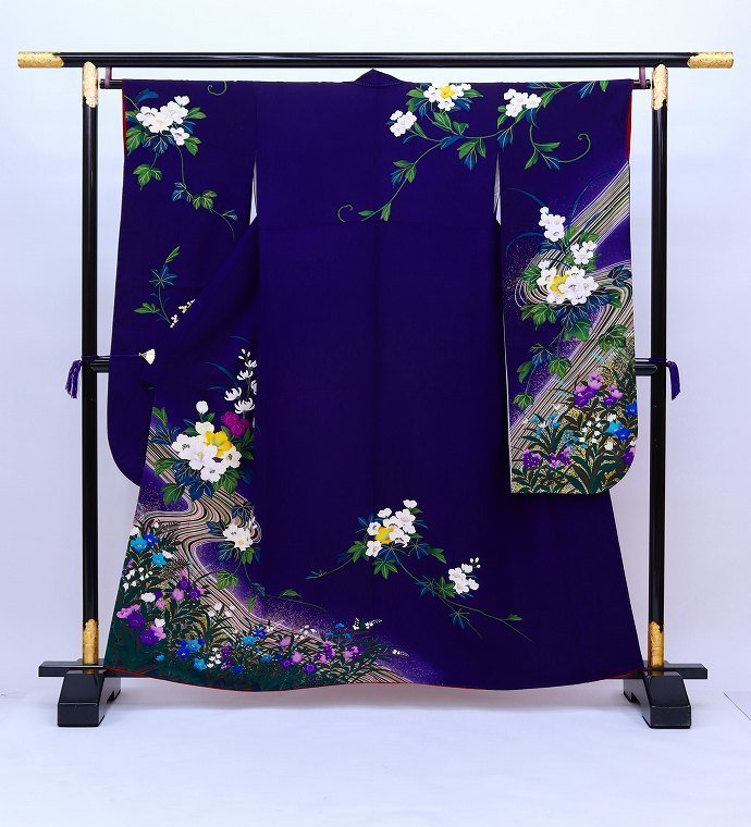 cherry★w3798fc★売り尽くし★均一セール★振袖コレクション♪★振袖 単品★成人式 卒業式 結婚式★前撮り【中古品/正絹】