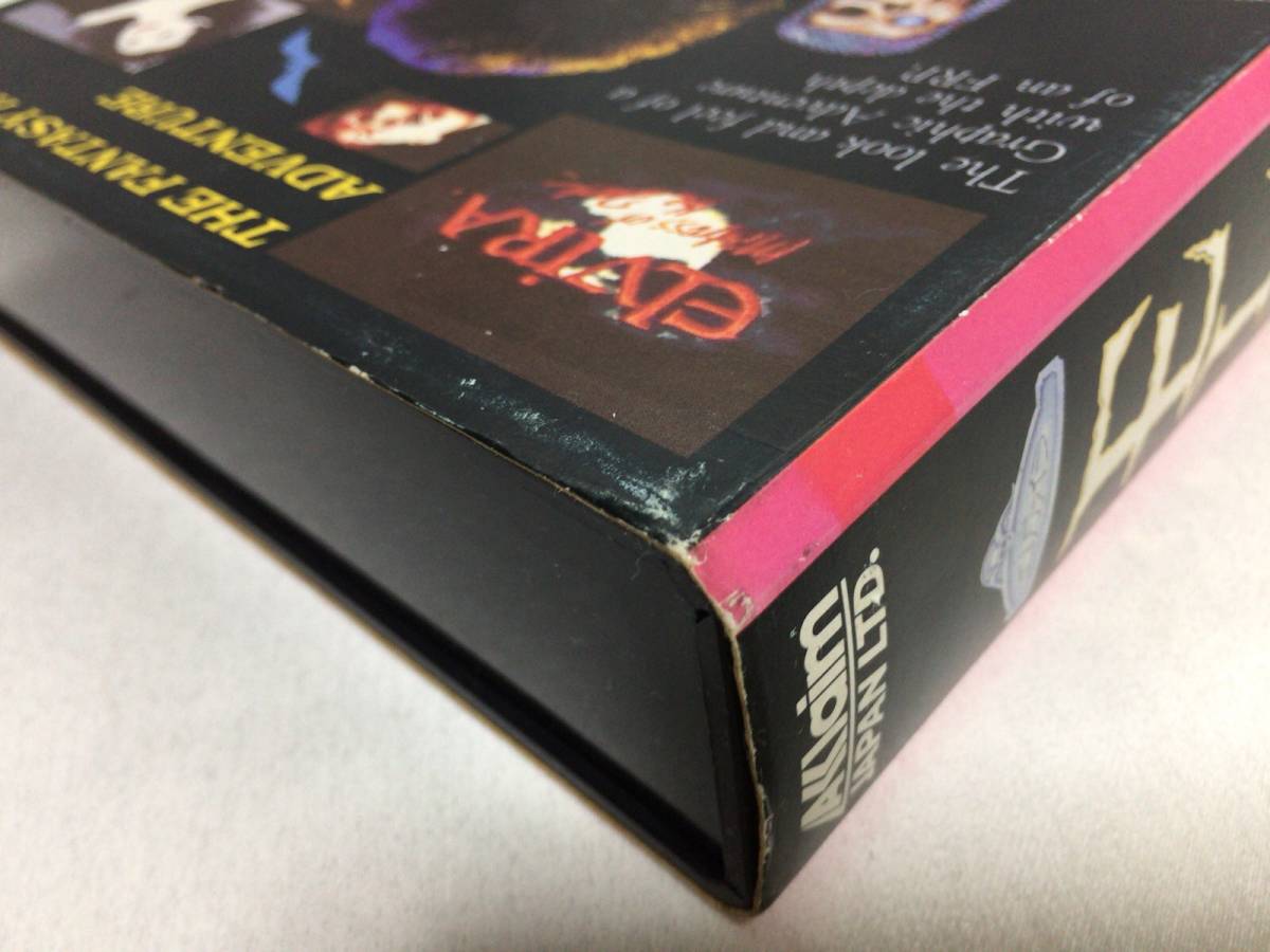 動作保証なし／ PC−9801 3.5”2HD エルヴァイラ ELVIRA 箱、説明書付 
