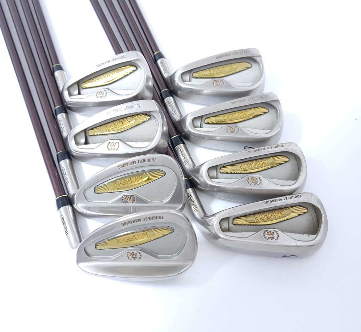マジェスティ　MAJESTY ROYAL Ⅱ アイアン　8本セット　純正カーボン　S ロイヤル　2 高級　レア マルマン
