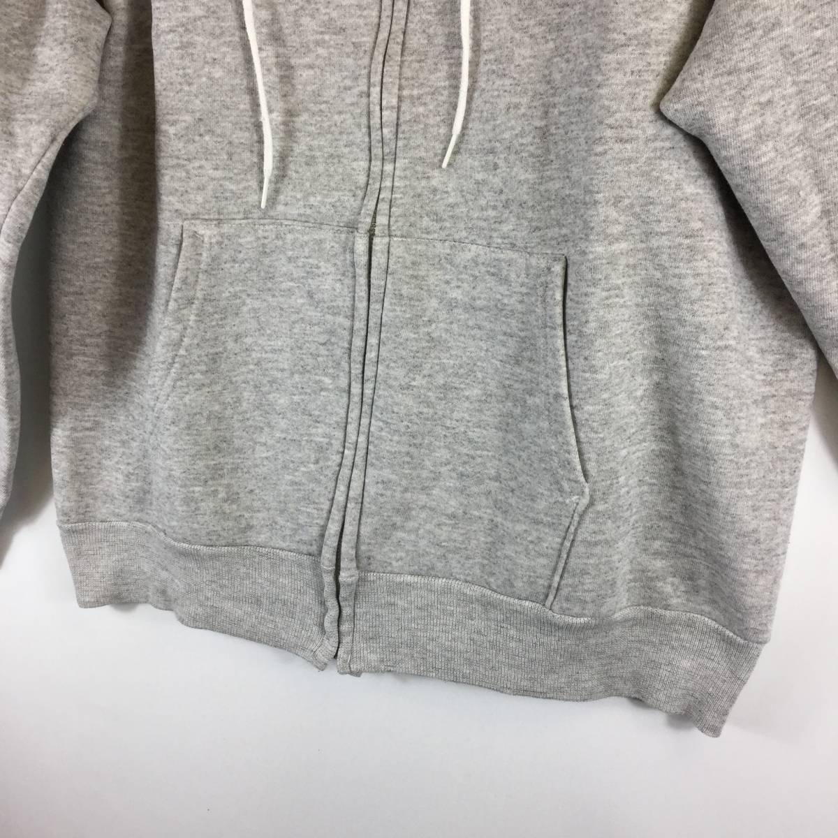 80s 90s USA製 Hanes ヘインズ ジップパーカー グレー Lサイズ(Lサイズ