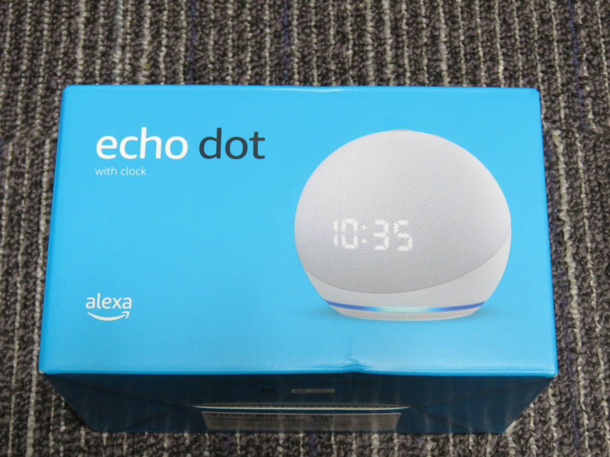 新品 Echo Dot (エコードット) 第4世代 - グレーシャーホワイト AMAZON