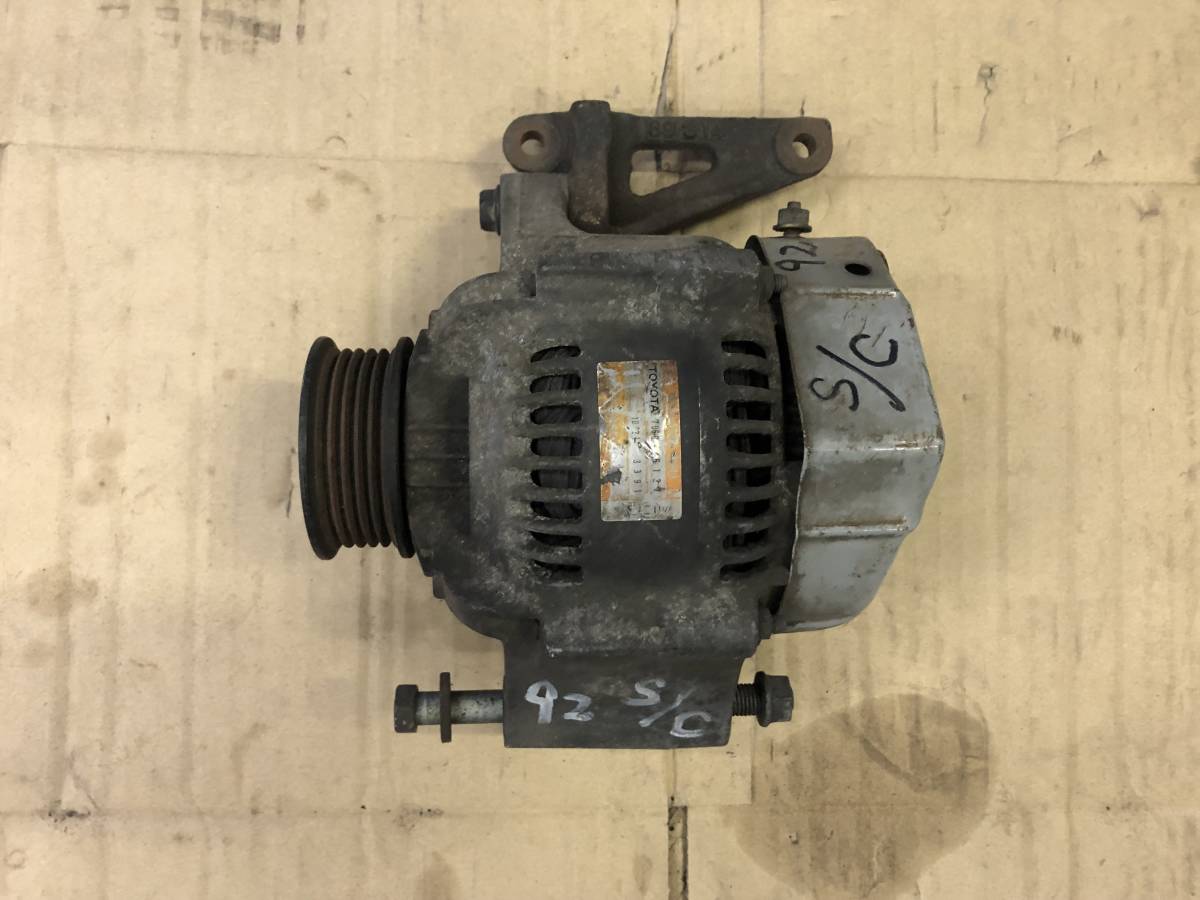 AE92 カローラ レビン スプリンタートレノ 4AGZ スーパーチャージャー オルタネーター ジャンク AE92 トヨタ スプリンタートレノ トヨタ・カローラレビン（AE92）』強敵シビックに一矢報いた初の レビンGT-Z／スプリンター AE92流用4A-GZEスーパーチャージャー改ターボエンジン!トレノ顔