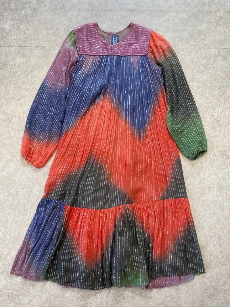 PHOOL ワンピ―ス 古着 レトロ キラキラ オシャレ vintage ヴィンテージ