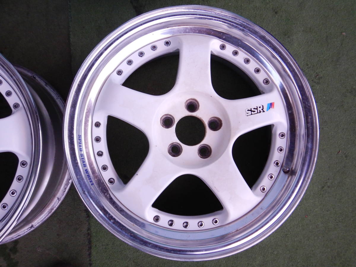 ☆激レア 深リム SSR 2ピース☆17×7JJ OFF:+35 PCD100-5H ハブ径；65mm 