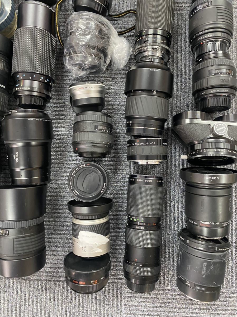 ★お得★レンズ AF MF まとめて大量 ニコン キャノン ミノルタ ペンタックス シグマ タムロン マミヤ Nikon Canon AF AI-s キングラム[07] Pentax等
