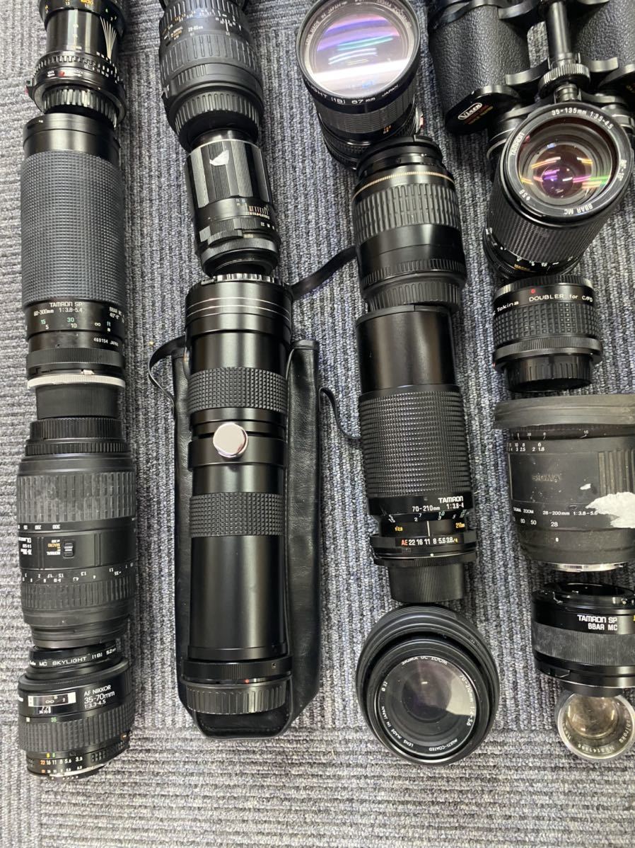 ★お得★レンズ AF MF まとめて大量 ニコン キャノン ミノルタ ペンタックス シグマ タムロン マミヤ Nikon Canon AF AI-s キングラム[07] Pentax等