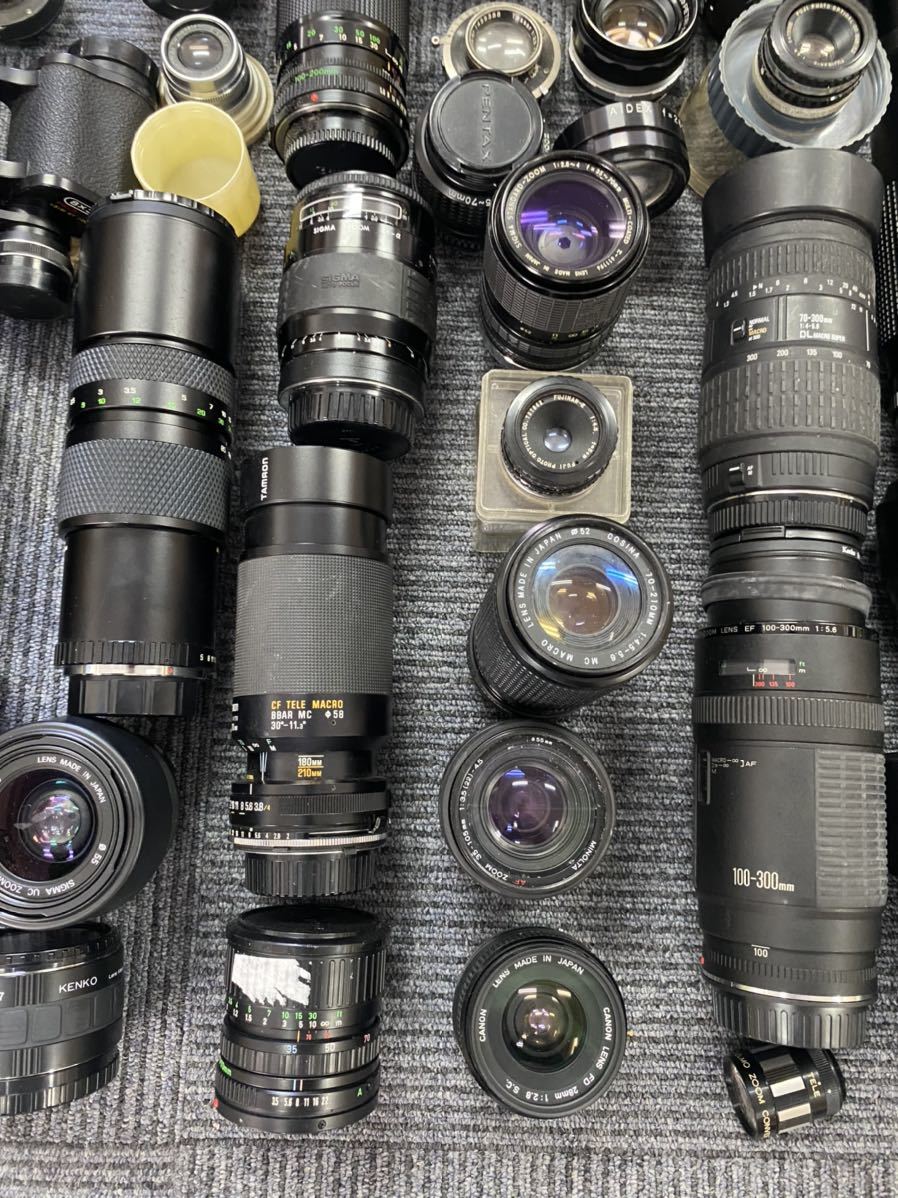 ★お得★レンズ AF MF まとめて大量 ニコン キャノン ミノルタ ペンタックス シグマ タムロン マミヤ Nikon Canon AF AI-s キングラム[07] Pentax等