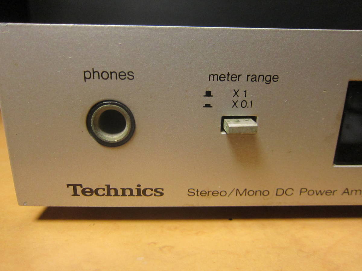 TECHNICS　SE-C01　通電ＯＫ　音出ず　ジャンク出品　パワーアンプ