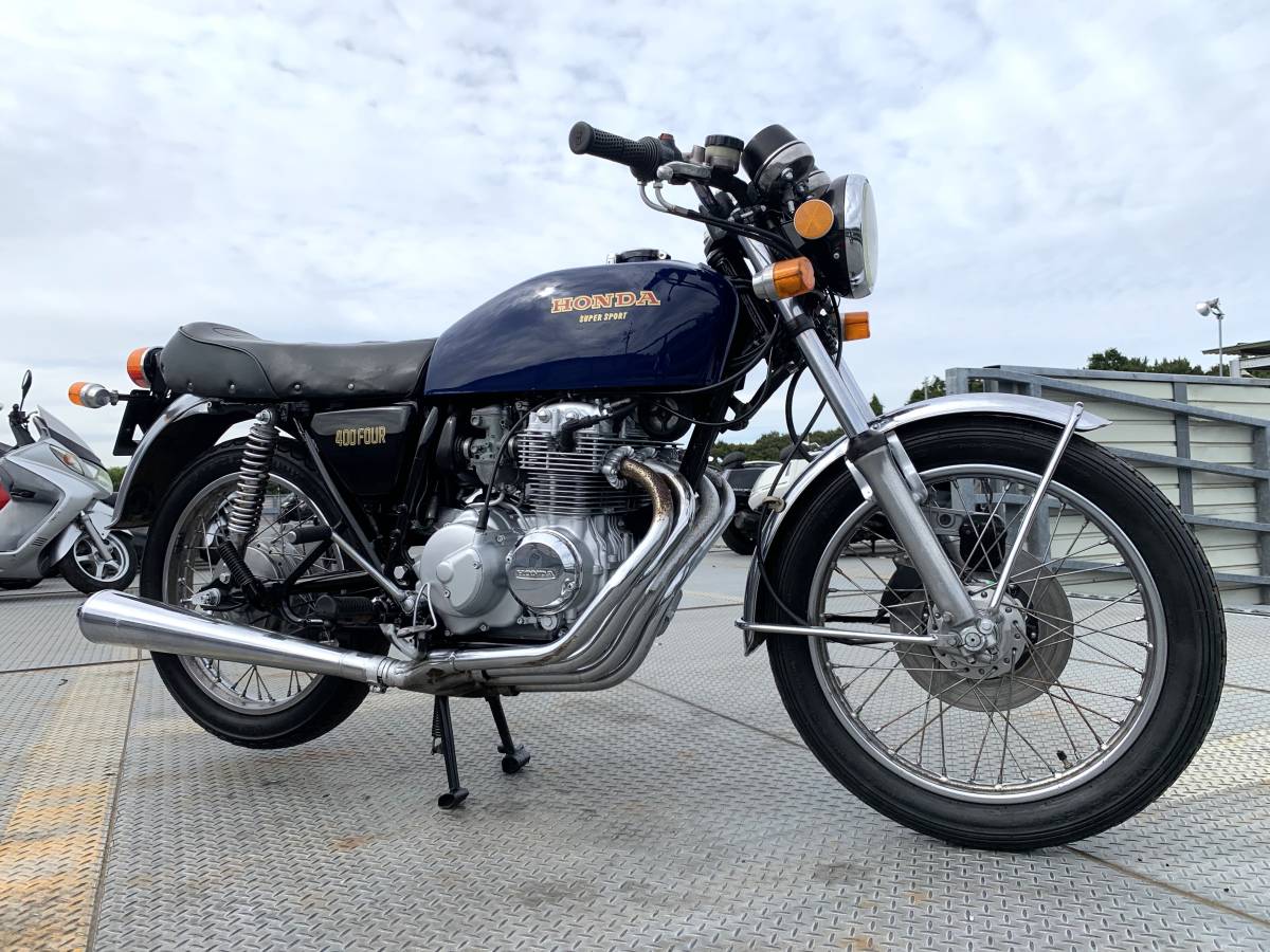 CB400F ブルーカラー　本田旧車絶版車　CB400N CBX550F 