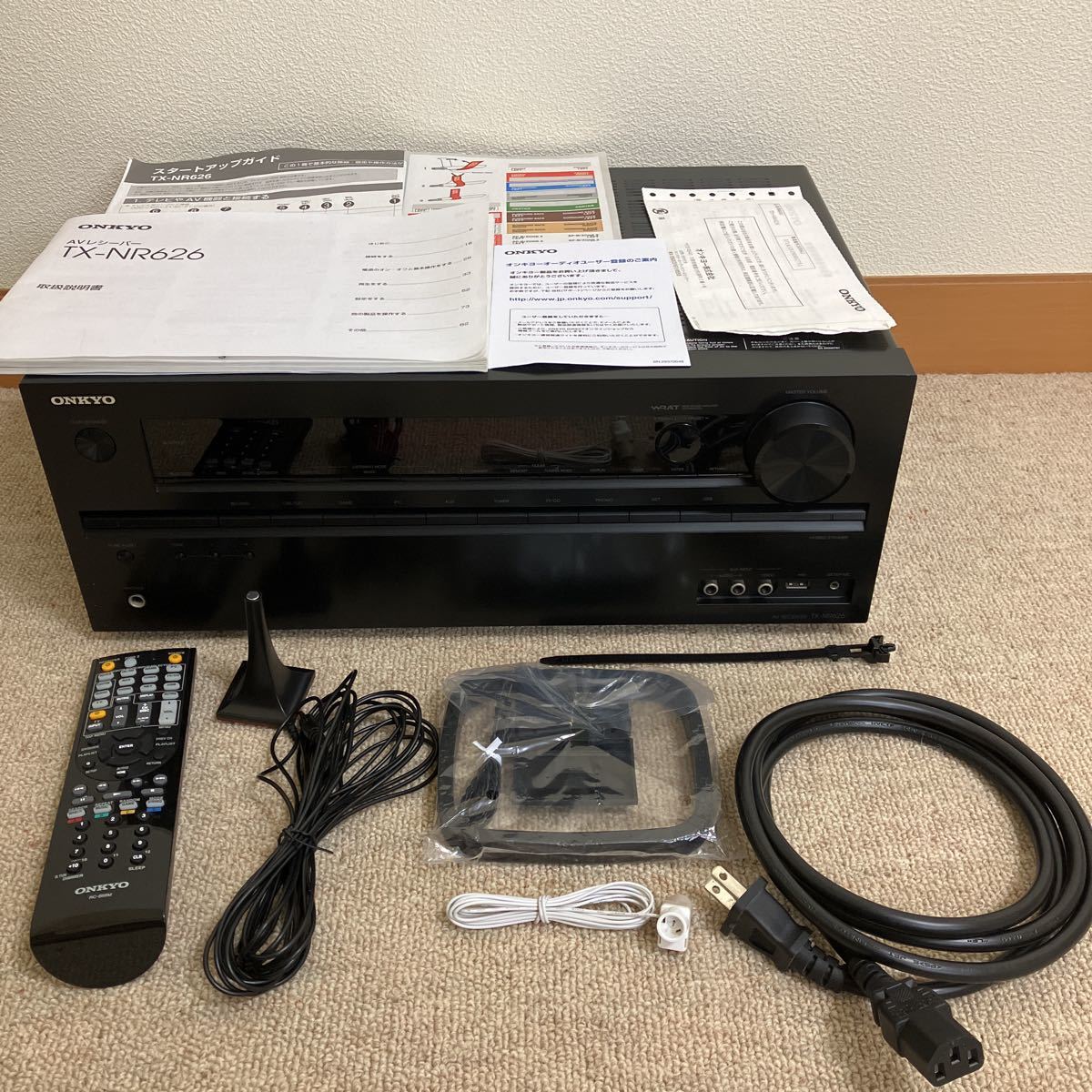 TX-NR626 ONKYO Onkyo Wi-Fi AVアンプ AV 動作確認済み オンキョー