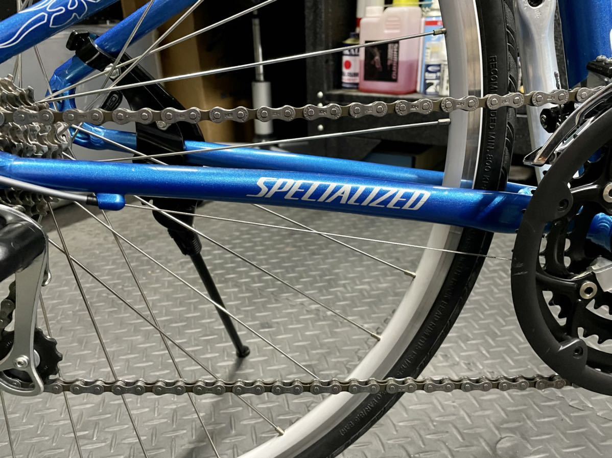 中古美品 SPECIALIZED SIRRUS WOMEN 2007年モデル XS(350mm) ブルー  