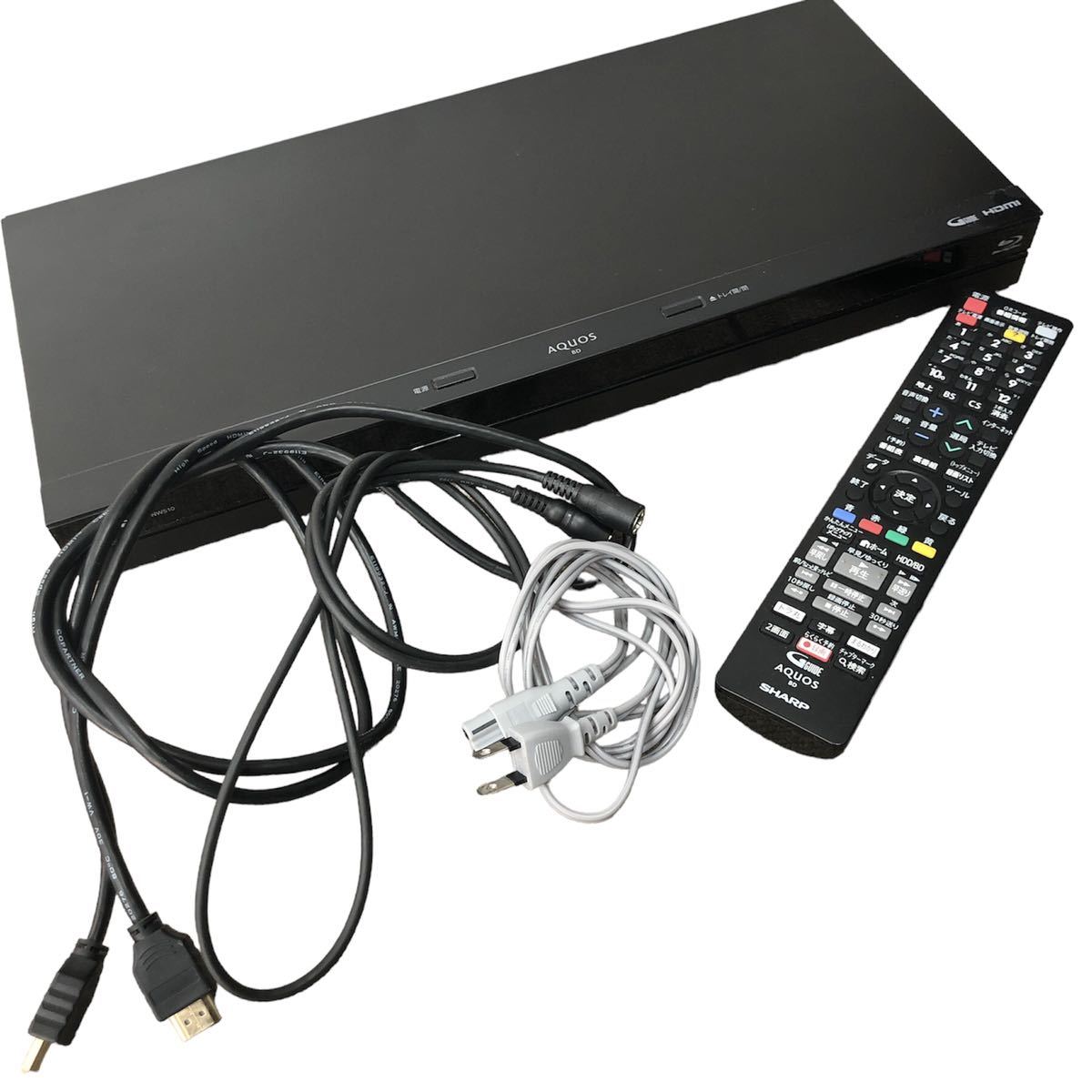 SHARP シャープ ブルーレイディスクレコーダー BD-W560 2014年製・通電