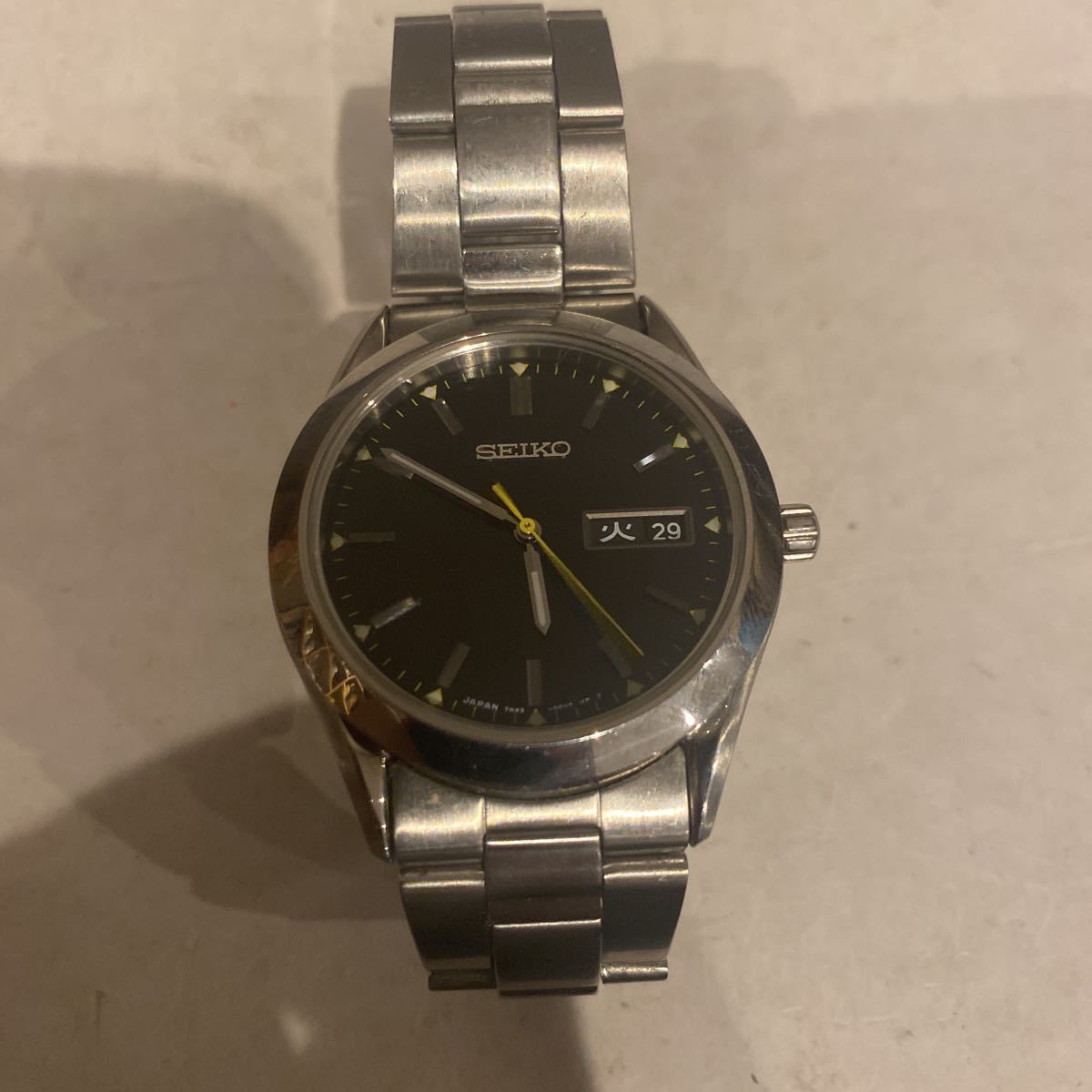 セイコー メンズ腕時計 7n43-9080 可動品 - 動作品 SEIKO 7N43 9080 