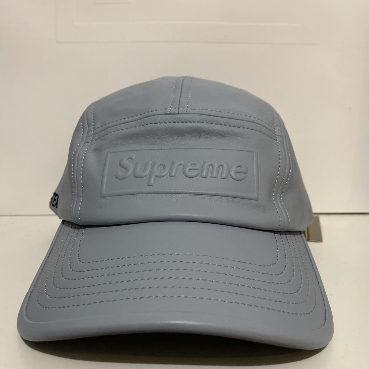 シュプリーム SUPREME 22SS GORE-TEX LEATHER CAMP CAP ゴアテックス 