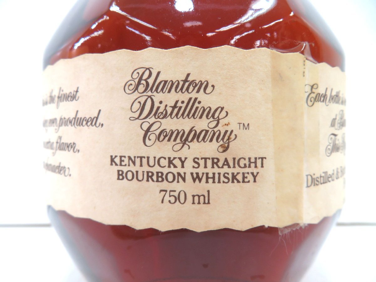 古酒 1円~スタート Blanton's ブラントン 1992 シングルバレル