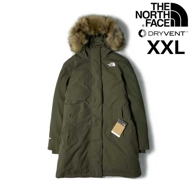  1円 売切 正規 THE NORTH FACE W ARCTIC PARKA ダウンコート ファー付き US限定 DRYVENT 撥水 防寒 XXL 緑 カーキ 190122-125(女性用)｜売買されたオークション情報、yahooの商品情報をアーカイブ公開 - オーク 女性用
