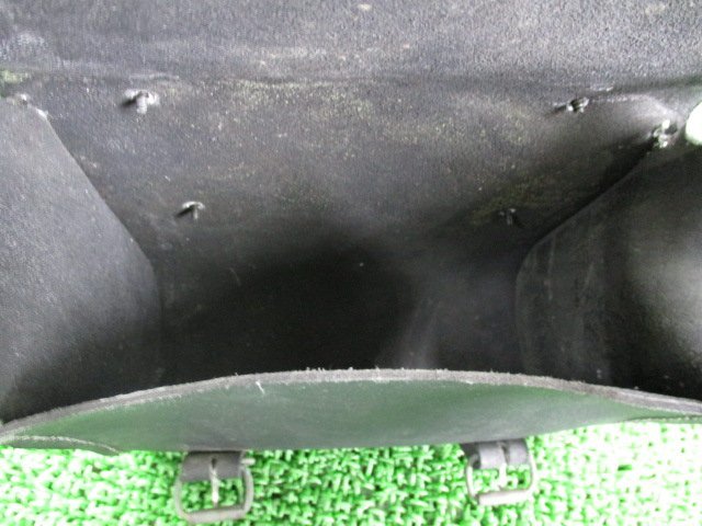 汎用 ツールバッグ 社外 中古 バイク 部品 ハーレー バルカン スティード ドラッグスターなどに 破れ無し 本革 ドラッグスター400 XL883