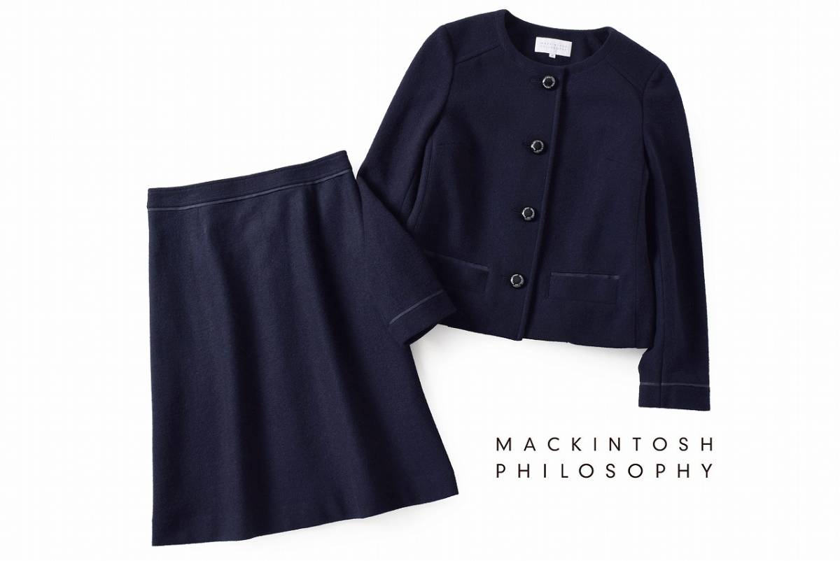 美品☆マッキントッシュフィロソフィー☆36size/7号☆スーツ 