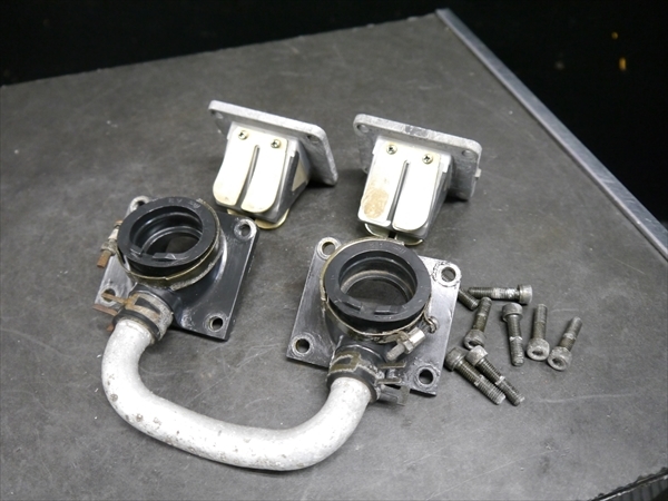RZ250R 3HM より 純正 リードバルブ マニホールドSET エンジン部品 RZR 