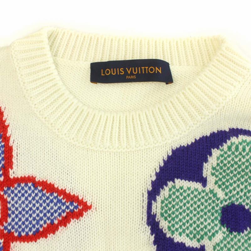 ルイヴィトン 20AW モノグラム総柄オーバーサイズ ニット ルイヴィトン 20AW モノグラム総柄オーバーサイズ ニット