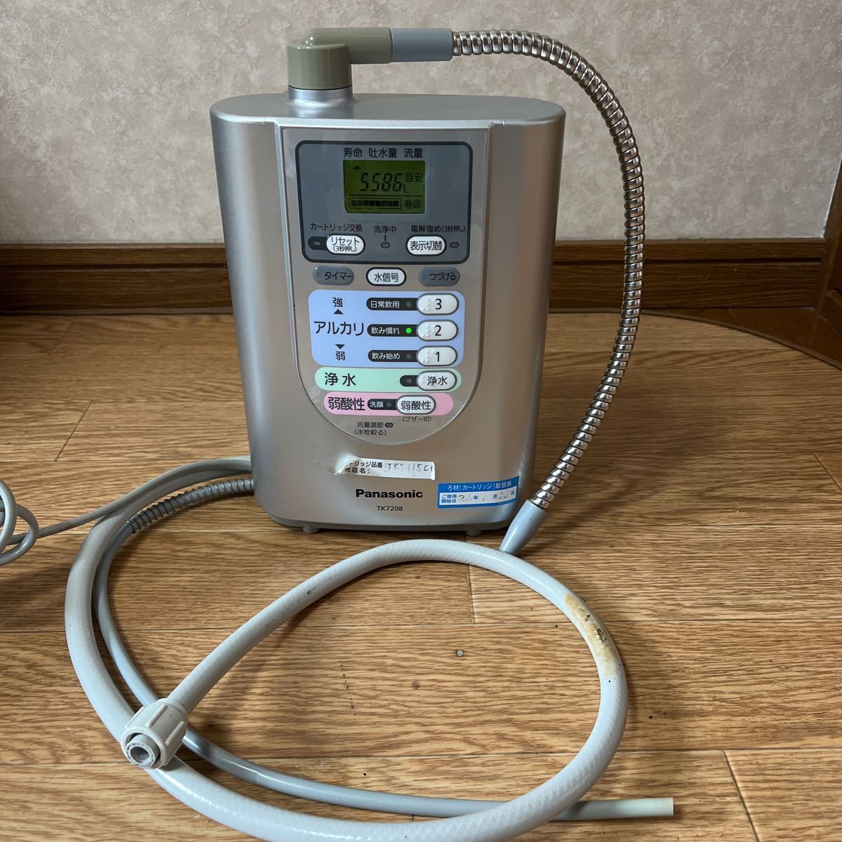 限定セール，正規品 Panasonic パナソニック アルカリイオン整水器 TK7208 通電確認のみ(アルカリイオン整水器)｜売買されたオークション情報、yahooの商品情報をアーカイブ公開 - オークファン アルカリイオン整水器