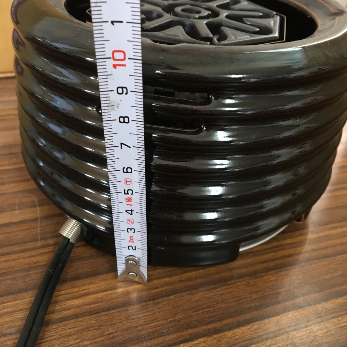 ◯動作OK えどこんろ 天目 丸型 陶器製 電気コンロ 野々田商店 茶道具