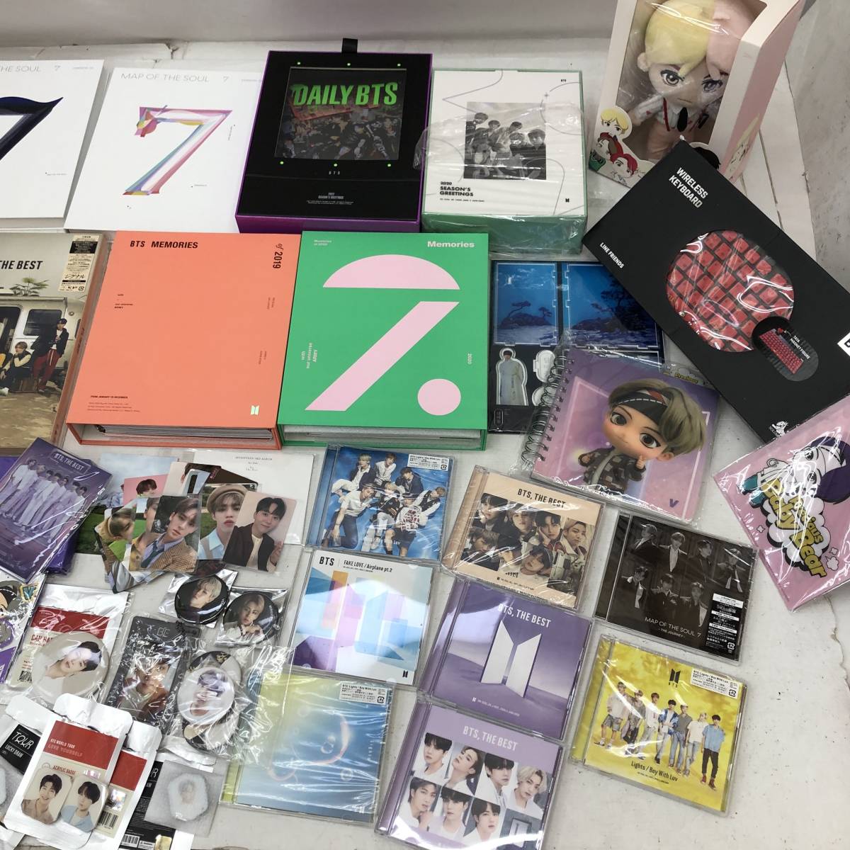 BTS CD+DVD＆グッズまとめ BT21 MAP OF THE SOUL 7/BE/MEMORIES 2019 