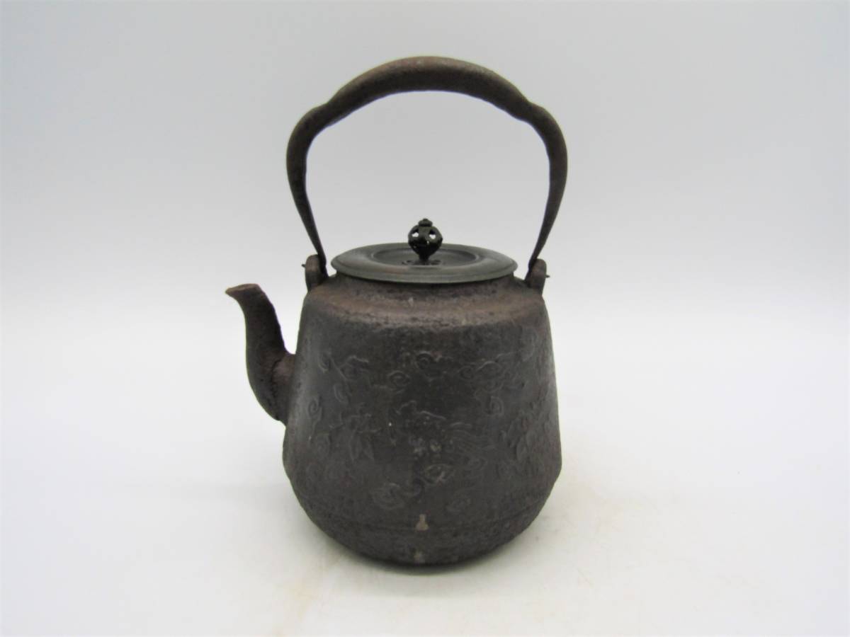 龍文堂造 鉄瓶 亀文堂 | 古作 - (鉄瓶 煎茶道具 Yahoo!オークション 安之助