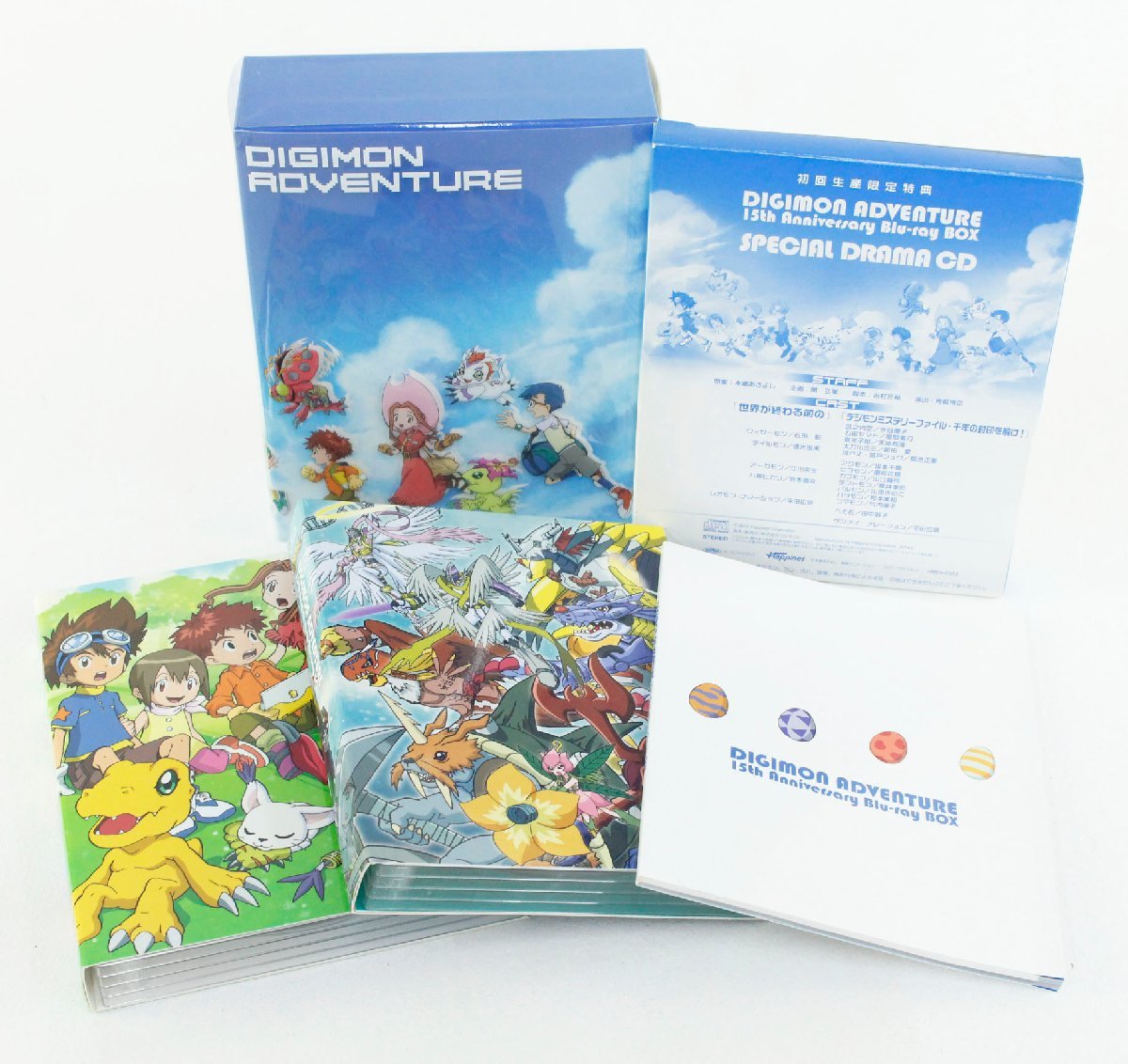 ●【ジャンク】デジモンアドベンチャー 15th Anniversary Blu-ray BOX 初回限定版【Blu-ray傷/再生未検品】 '