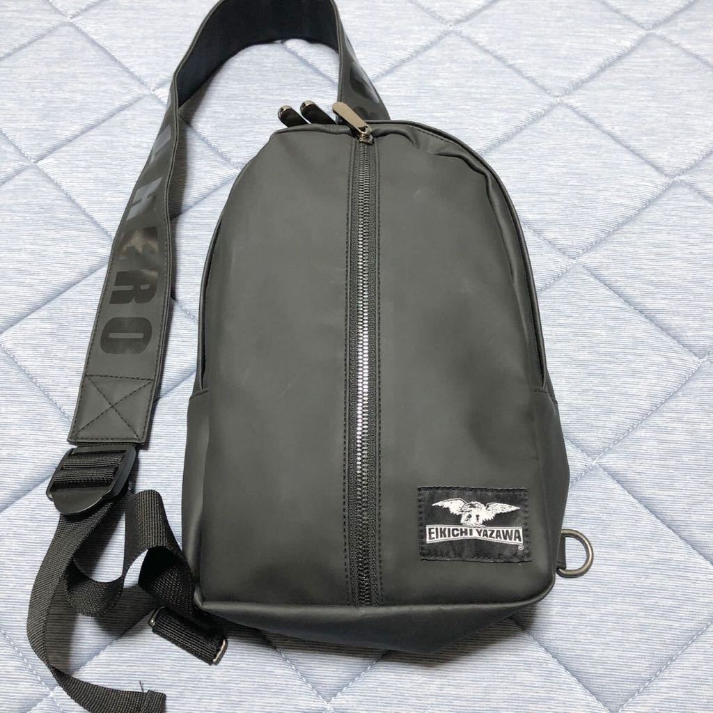☆矢沢永吉☆ショルダーバッグ☆黒☆Used 矢沢永吉 2WAY バッグ MY WAY