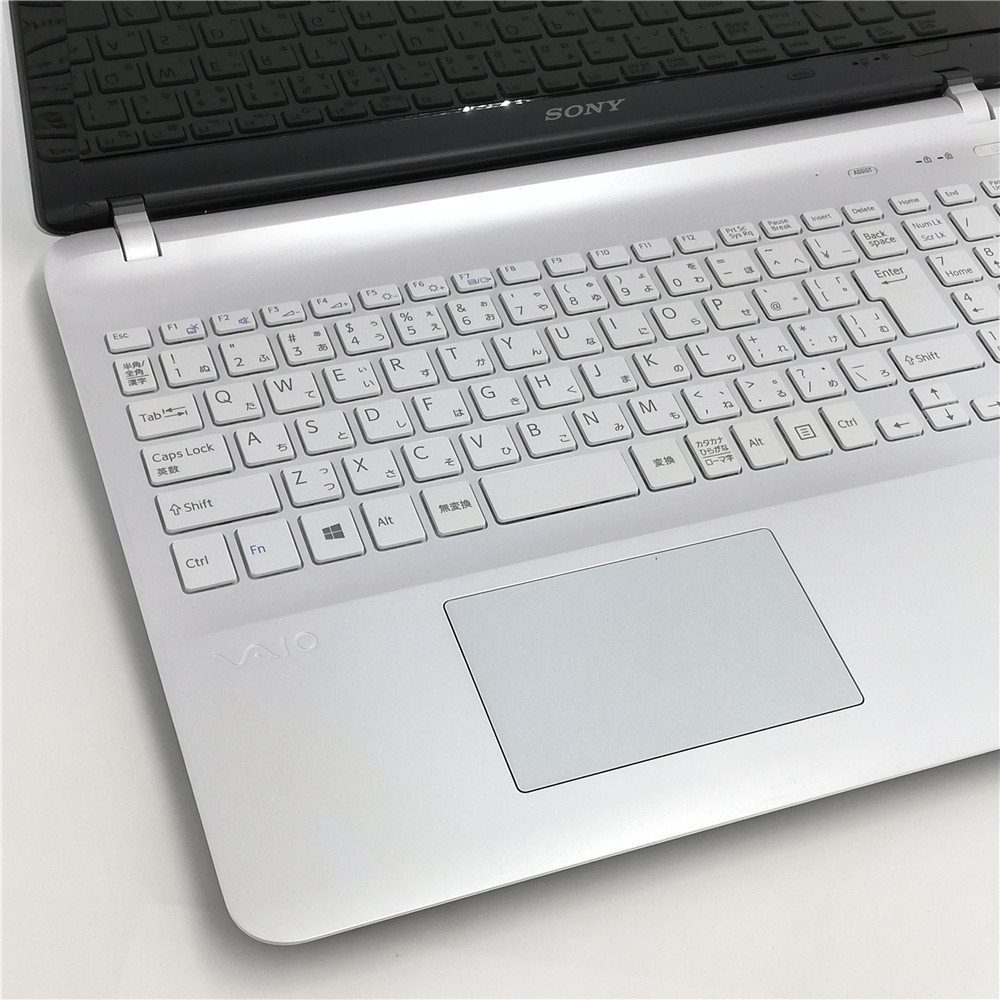 1円～ 保証付 新品SSD WiFi有 15.5型 ノートパソコン SONY SVF15217CJW