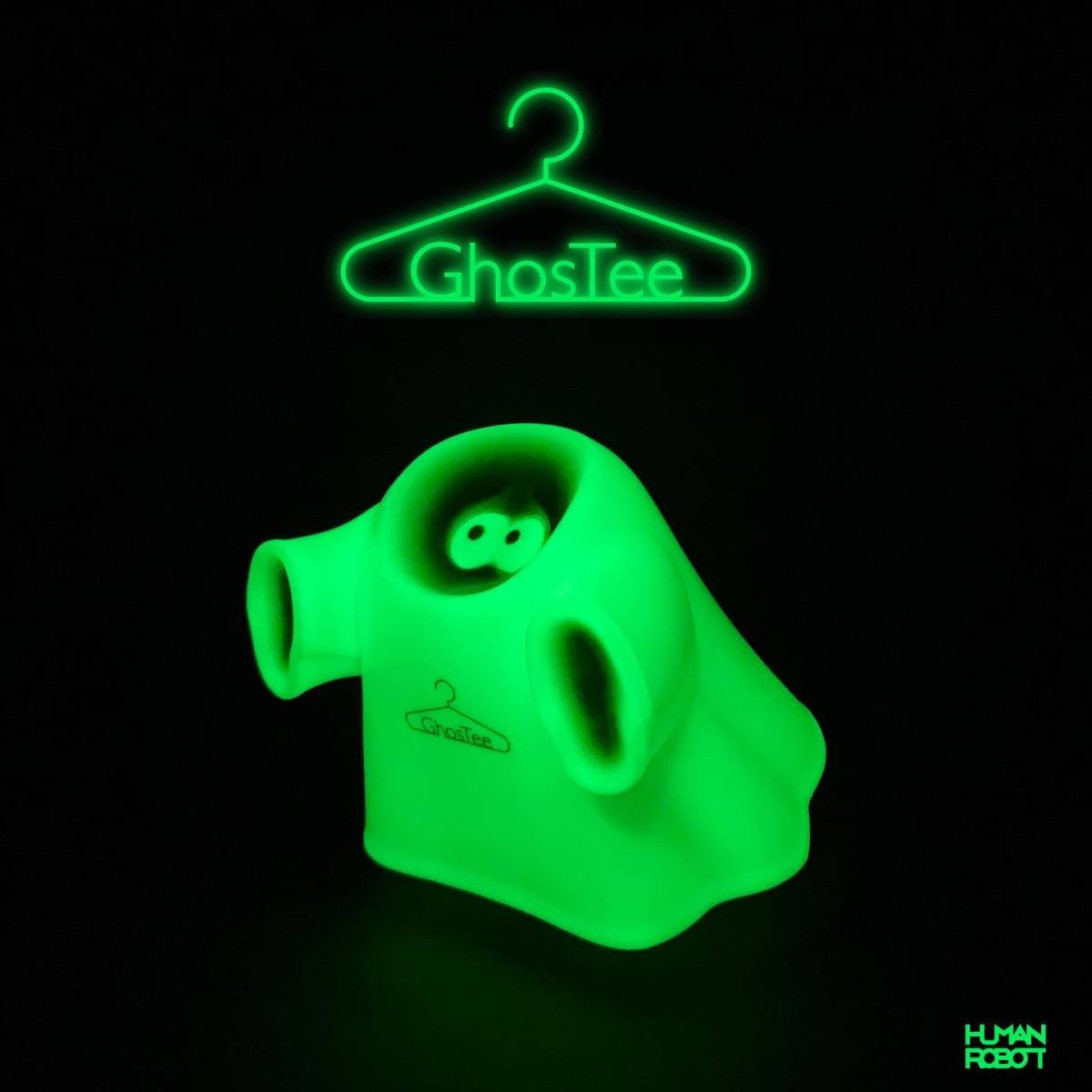 【得価，高品質】 HUMAN ROBOT TOYS GhosTee G.I.D Hanger Logo ゴースティー 蓄光 ハンガーロゴ HUMANROBOT ソフビ sofvi 検 パンデッド PANDEAD(一般)｜売買されたオークション情報、yahooの商品情報をアーカイブ公開 - オークフ 一般