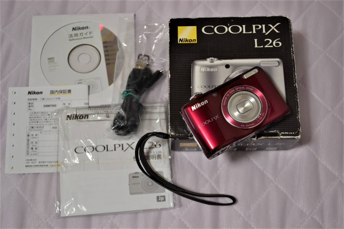CA378 NIKON COOLPIX L26 ニコン コンパクトデジタルカメラ