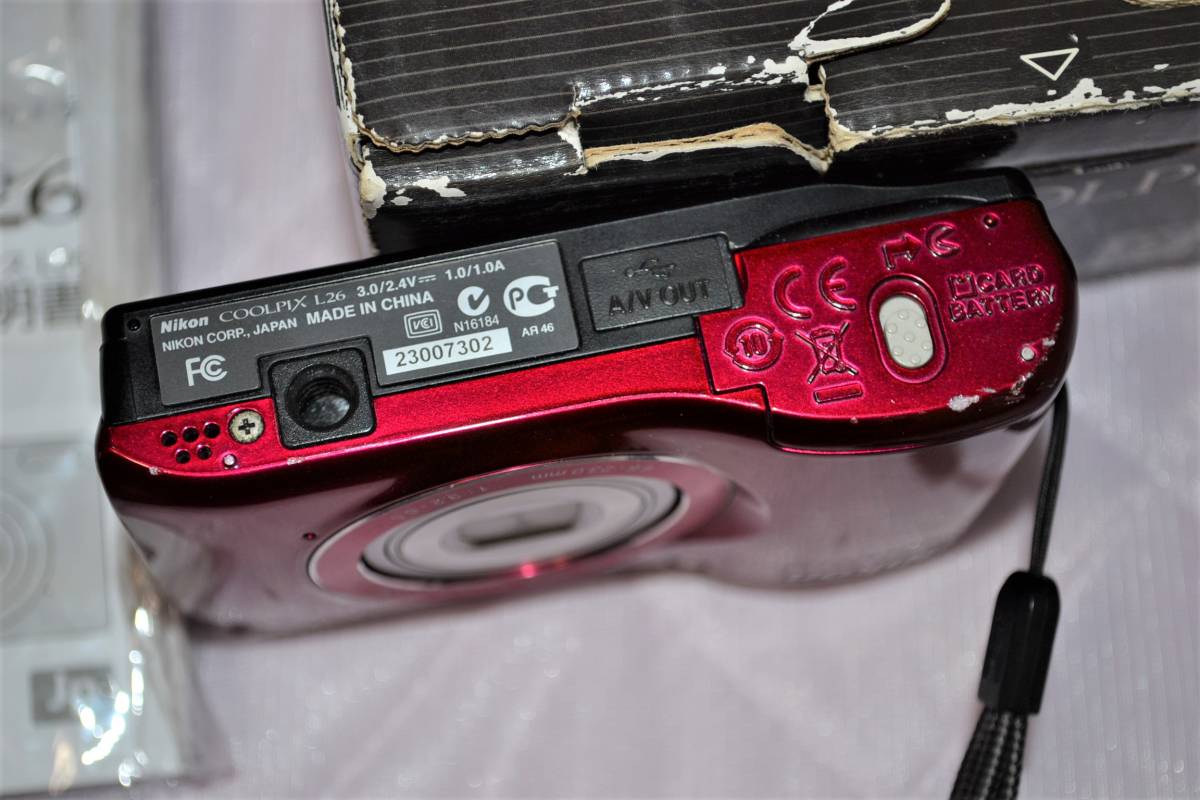 動作未確認Nikon ニコン COOLPIX L26 クールピクス コンパクトデジタル
