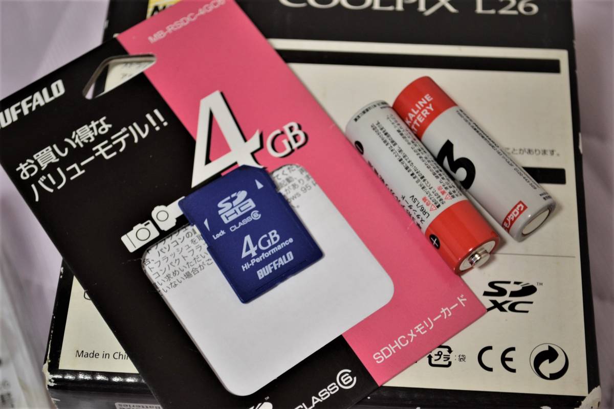 動作未確認Nikon ニコン COOLPIX L26 クールピクス コンパクトデジタル