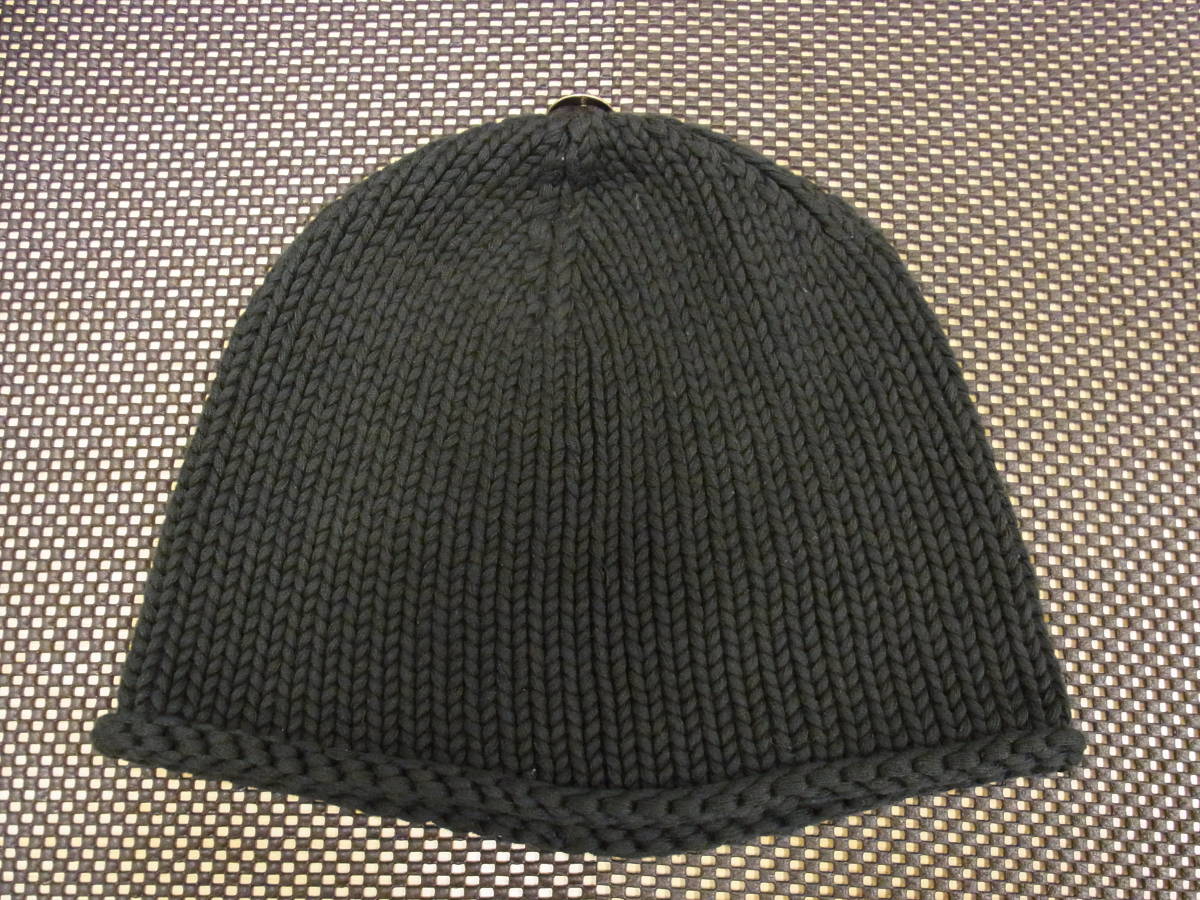 クロムハーツ　Chrome Hearts　ニットキャップ　ブラック　中古品