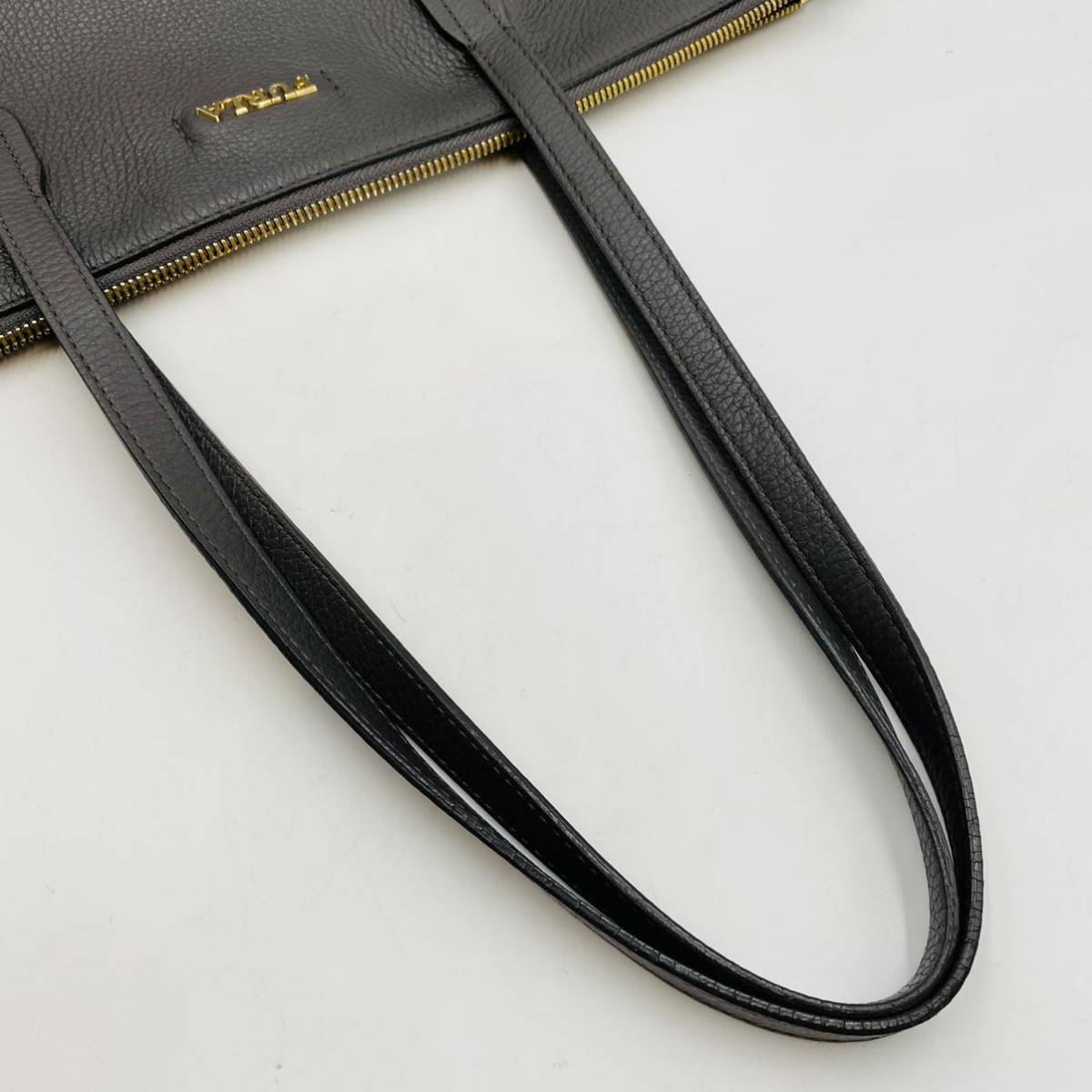 1円 〜【入手困難品】定価12万円 希少色 フルラ FURLA ルーチェ トートバッグ ビジネスバッグ A4 2way グレー レザー メンズ レディース フルラ FURLA 1円 フルラFURLAトートバッグ 1円入手困難10万円 激美品