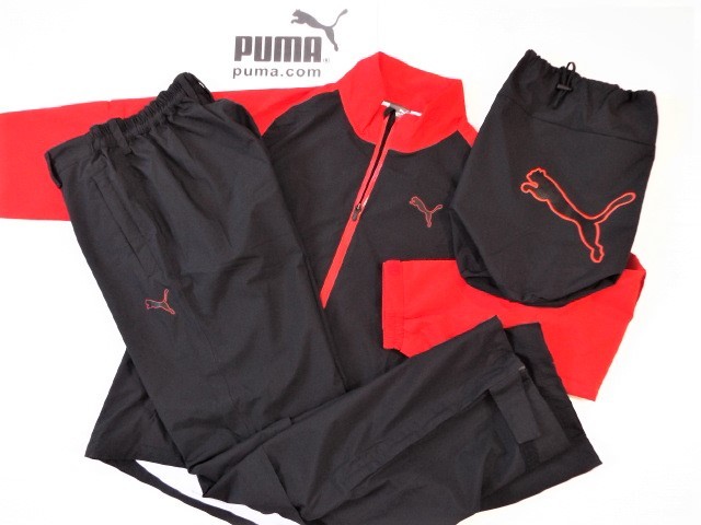  超 PUMA GOLF プーマゴルフ / 2WAY フルジップ レインウエア セットアップ 収納袋 / 923506 / サイズM(レインウエア)｜売買されたオークション情報、yahooの商品情報をアーカイブ公開 - オークファン レインウエア
